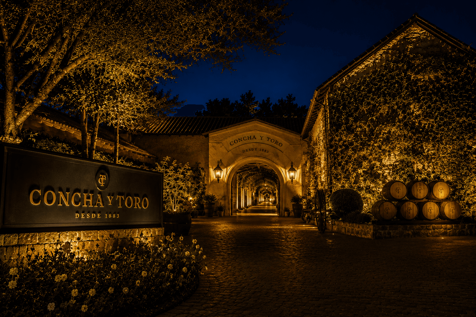 Vinícola Concha y Toro - Noturno